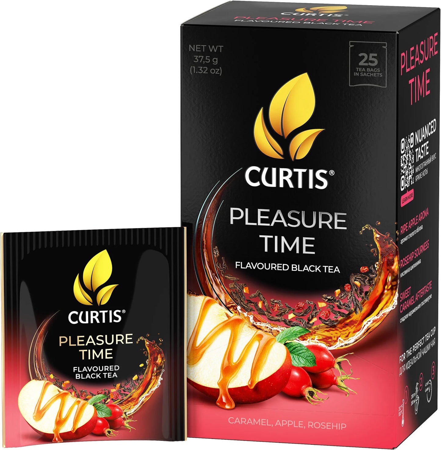 CURTIS カーティス「プレジャータイム」 紅茶 37.5g/25枚