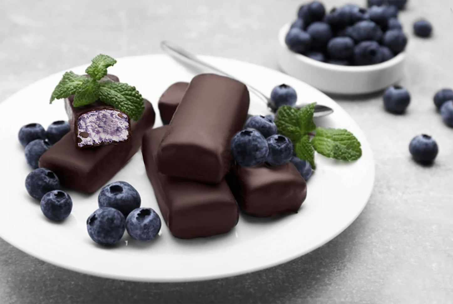 お徳用10個入りパック・オクターブ・チョコチーズケーキ ブルーベリー