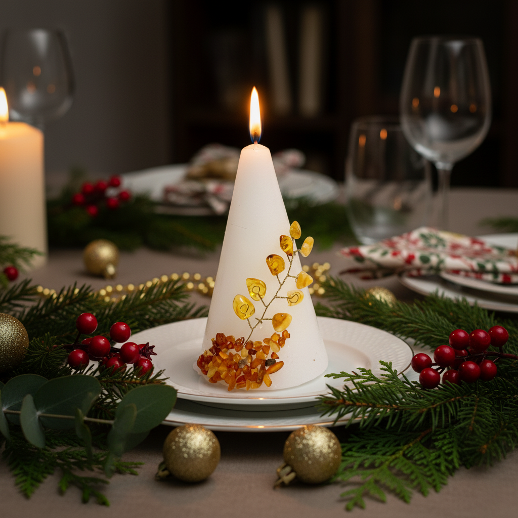 琥珀キャンドル