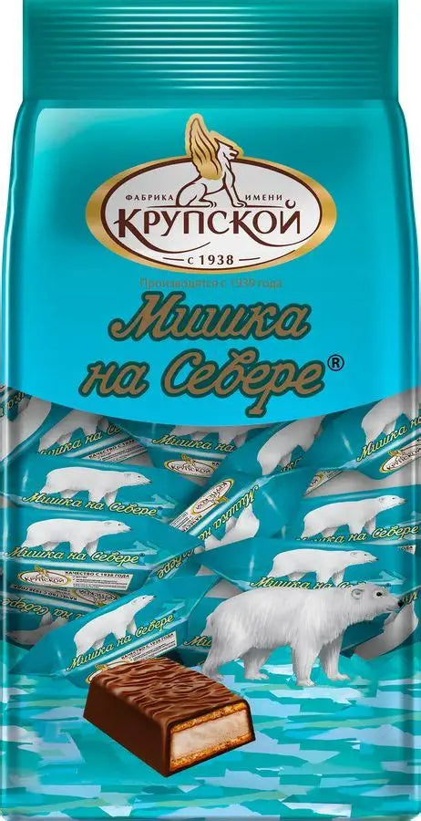 「ミーシカ・ナ・セーヴェレ」(北極の小グマ) チョコ菓子(ウエハース系)