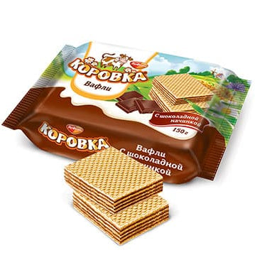 カロフカウエハース(チョコレートクリームサンド)