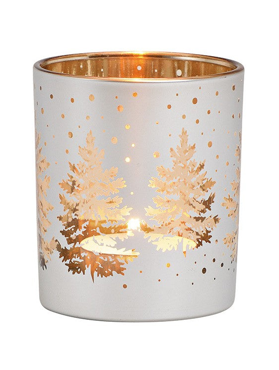 ランタン”クリスマスツリー”ブラック/シルバー【Lantern "Christmas tree" Black/Silver 】