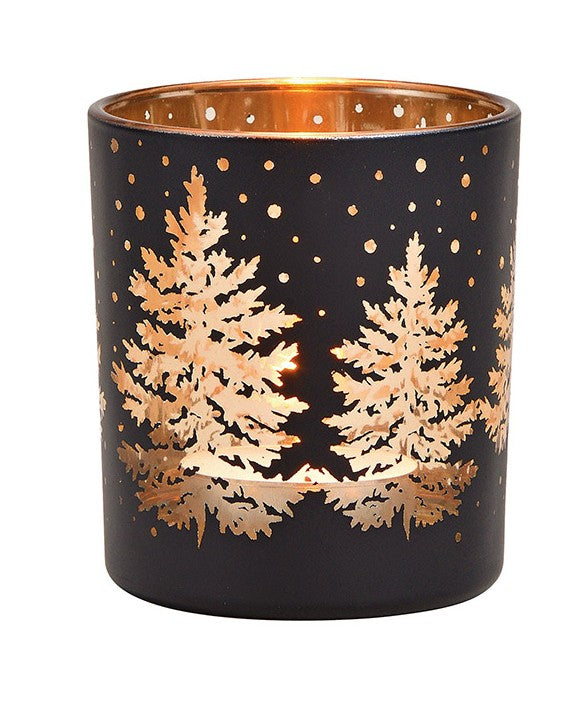 ランタン”クリスマスツリー”ブラック/シルバー【Lantern "Christmas tree" Black/Silver 】