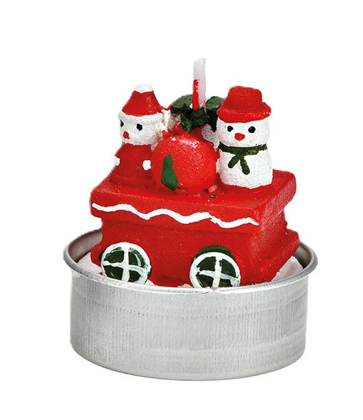 キャンドル "クリスマス 列車"【Tealight "Christmas train"】