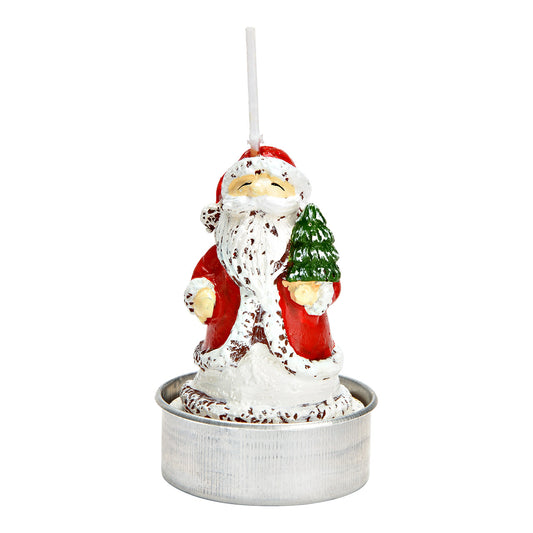 キャンドル" サンタクロース＆クリスマスツリー"【Tealight "Santa Claus & Christmas tree "】