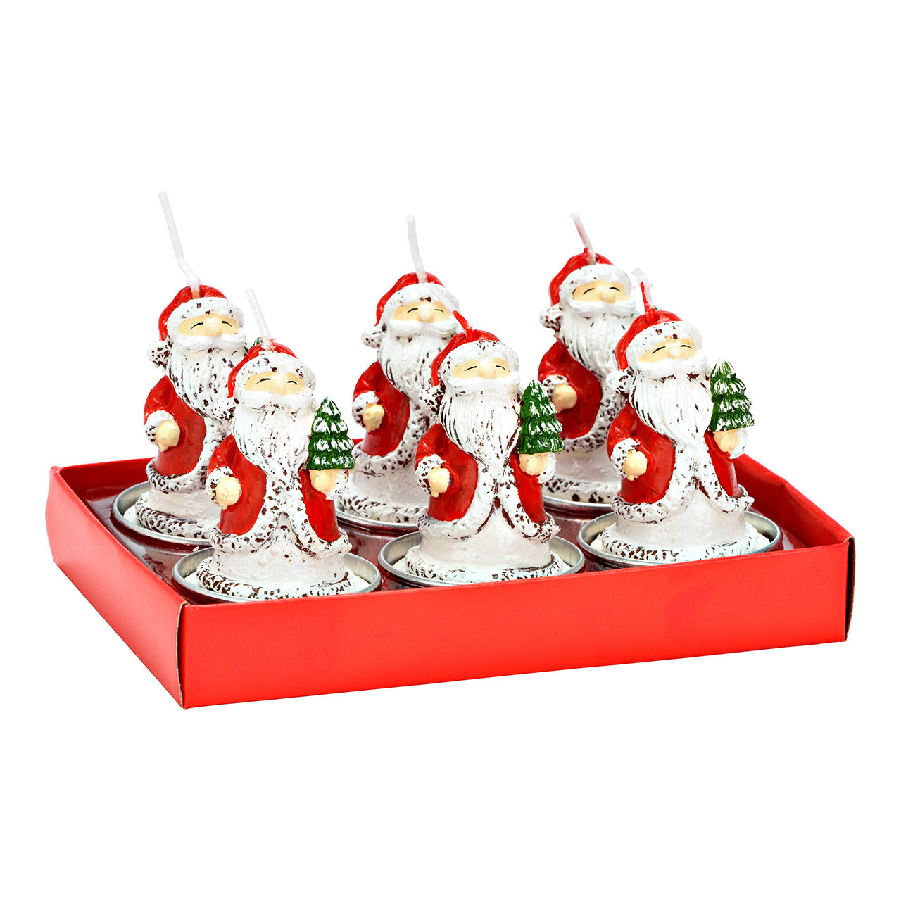 キャンドル" サンタクロース＆クリスマスツリー"【Tealight "Santa Claus & Christmas tree "】