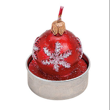 ◎キャンドル　"クリスマス飾り物"【Tealight "Christmas baubles"】