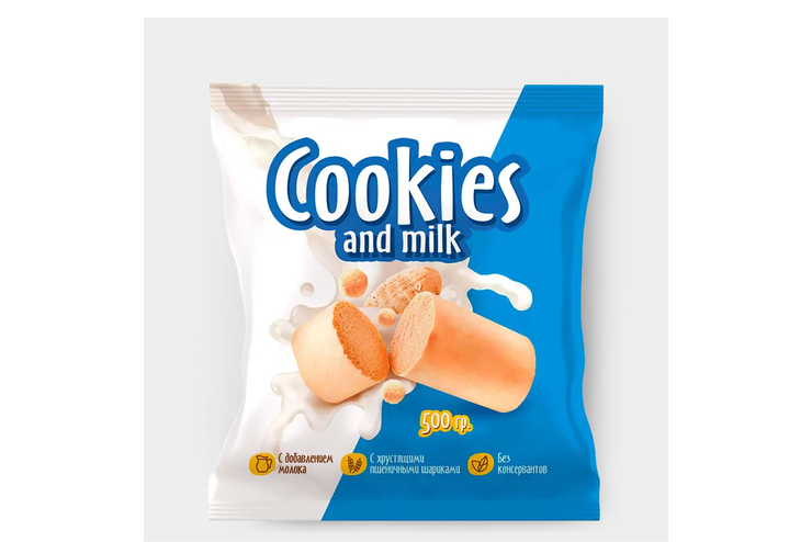 ◎クッキー＆ミルク　バトンチク