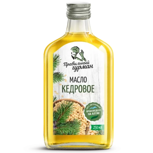 ファストコールドプレス食用松の実油/ Кедровое масло холодного отжима