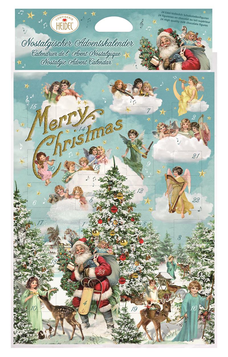 エンジェル　ノスタルジア　アドベントカレンダー【Heidel Chocolate Angel Christmas Advent Calendar】