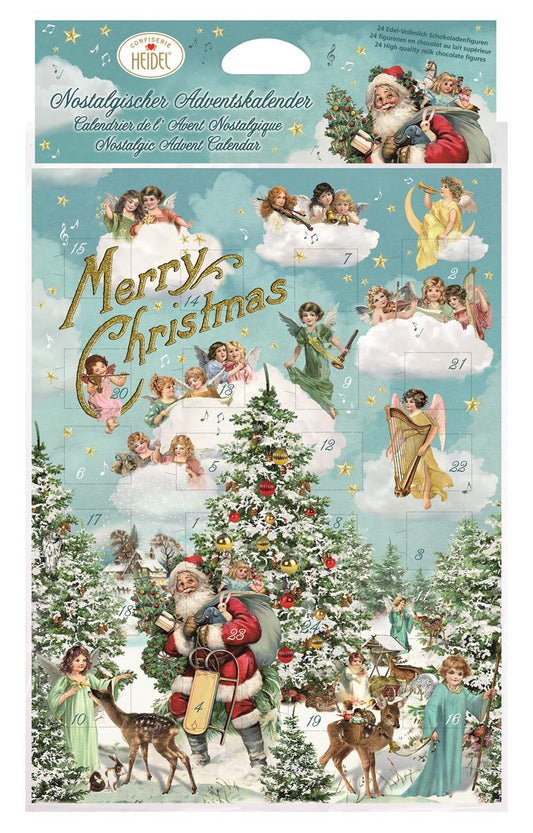 エンジェル　ノスタルジア　アドベントカレンダー【Heidel Chocolate Angel Christmas Advent Calendar】