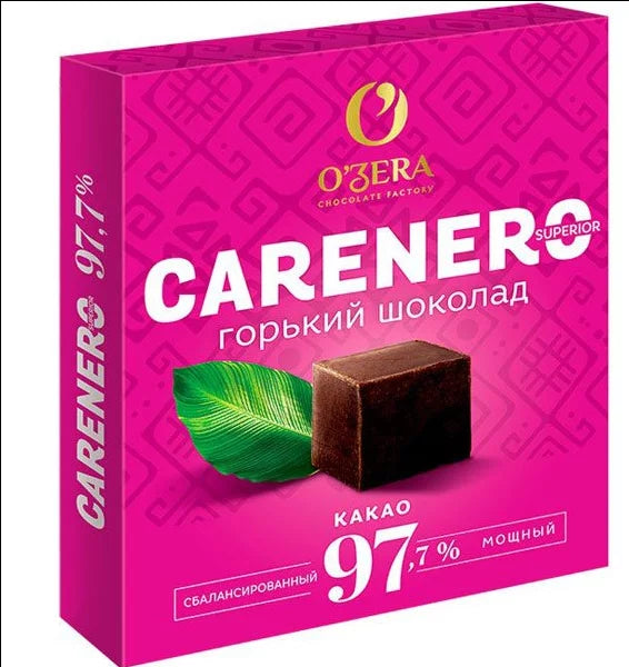 O`ZERA 「カレネロ スーペリア ココア 97.7％」ビターチョコレート 90g 