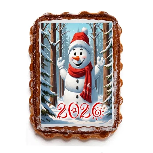 【50％OFF】TULA PRYANIK フルーツペースト入り入りプリャーニキ(スノーマン）