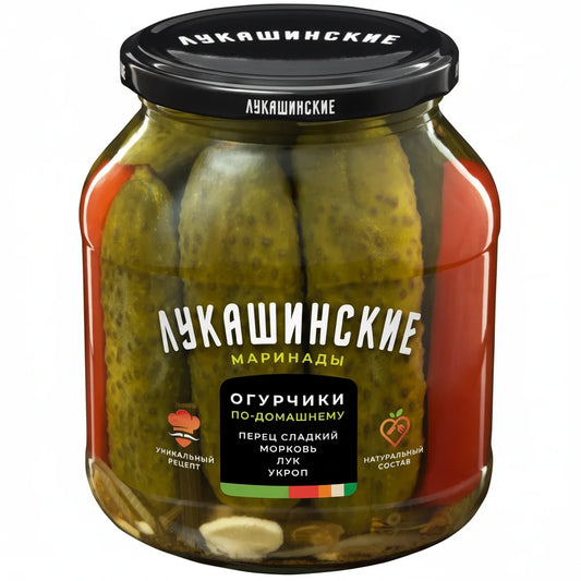LUKASHINSKIE　自家製風パプリカ入りキュウリのピクルス