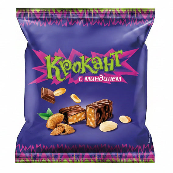 クロカント」ナッツクランチと塩キャラメル入りチョコ 180g（個包装）