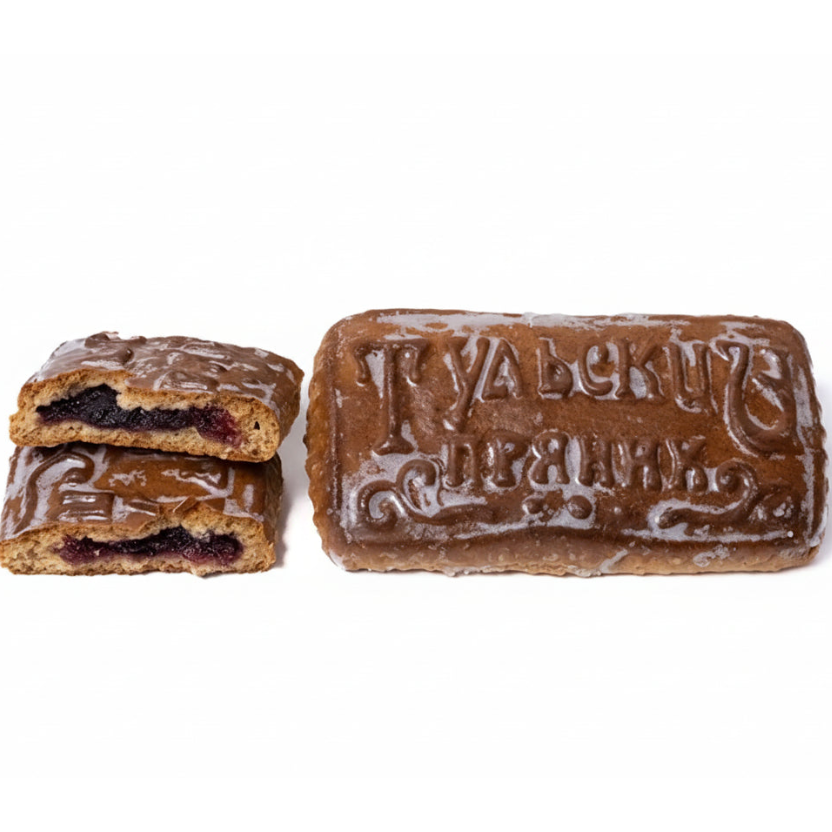 ラズベリーペースト入りプリャーニキと紅茶セット（袋付き）