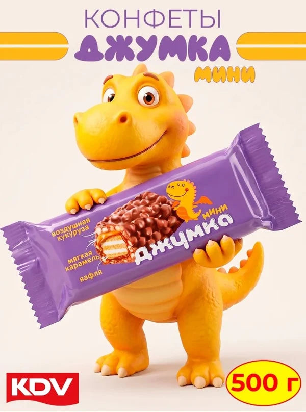 ◎クリスピーウエハースチョコレート「ジュムカ・ミニ」キャラメル＆クランチ 500g(個包装)