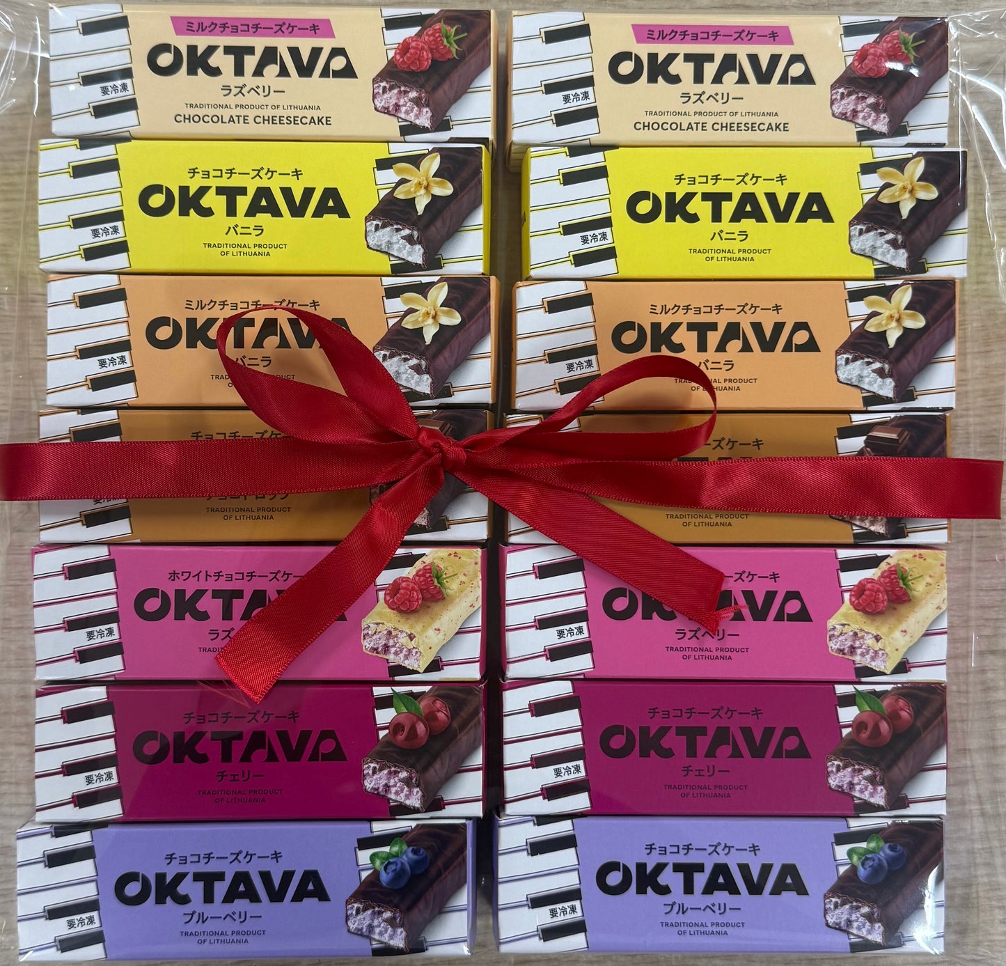 ギフトにおすすめ❤️オクターブ・チョコチーズケーキ　14個セット（7種類×2個）