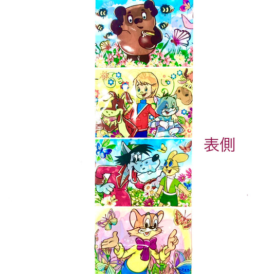 イースターエッグ用シール ７個分（アニメキャラクター）