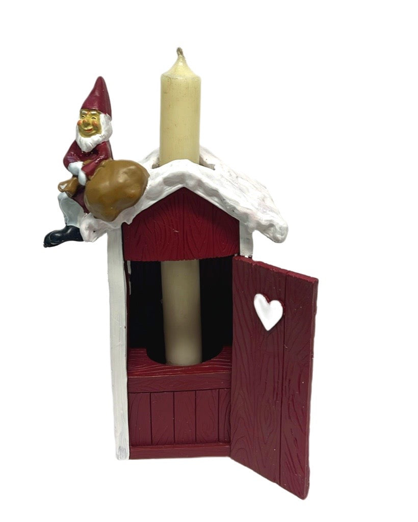 HARVESTTIME セラミックロウソク入れ（サンタと家）