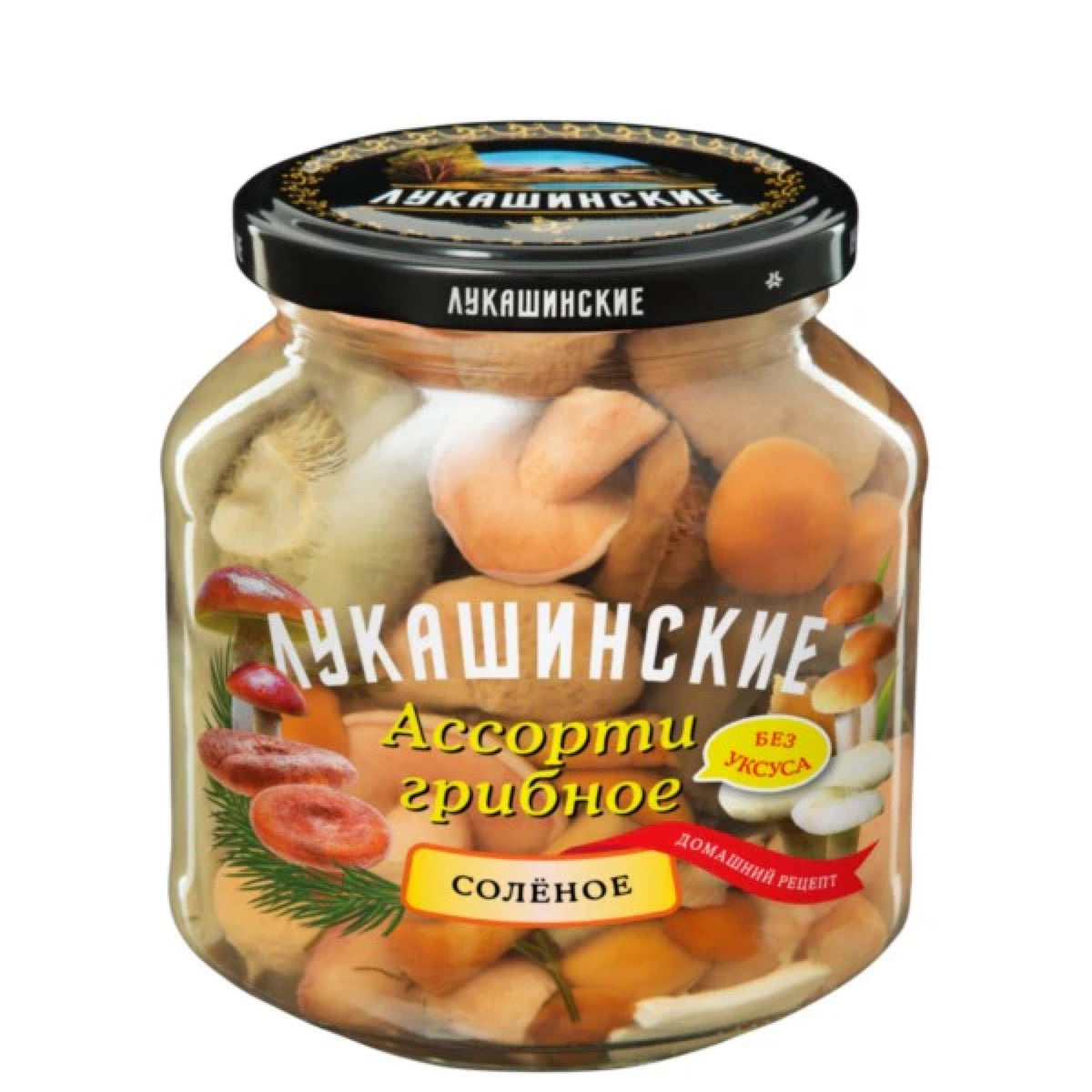 LUKASHINSKIE　樽詰め塩漬けミックスキノコ