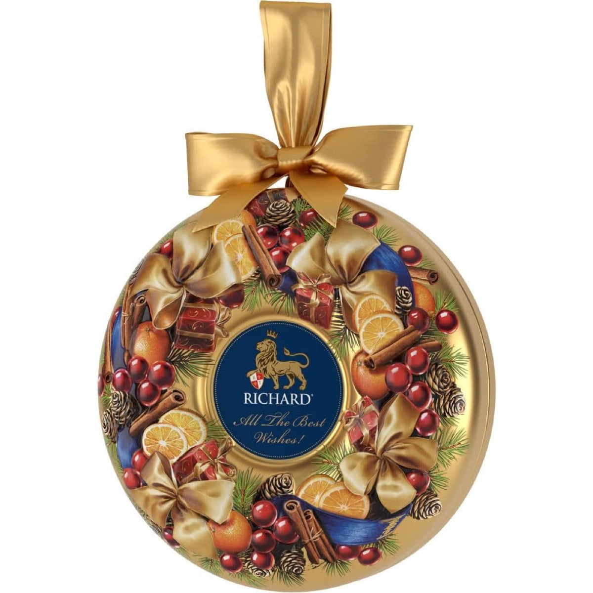 クリスマスリース缶　200g