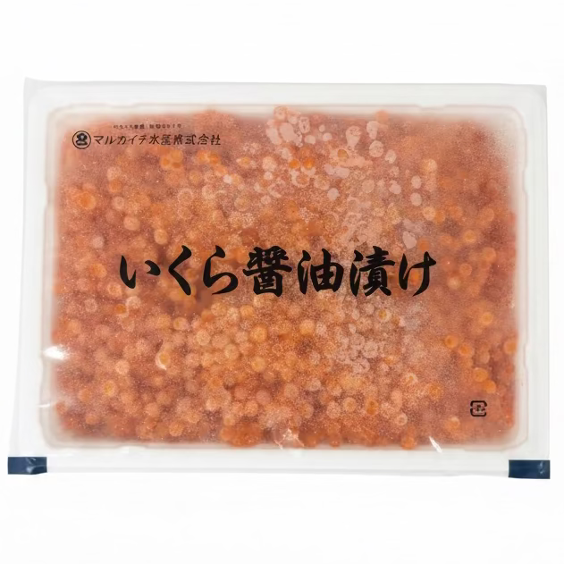 ロシア産　ますいくらの醤油漬け／Русская красная икра горбуши в соевом соусе 500g