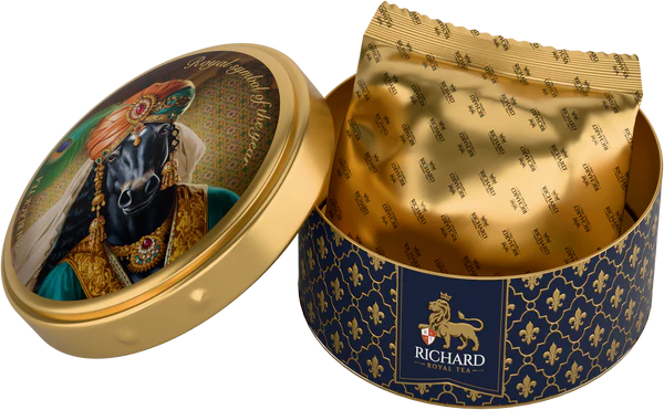 ◎「シンボル・オブ・ザ・イヤー」（クリスマス・ホース）缶入りセイロン紅茶