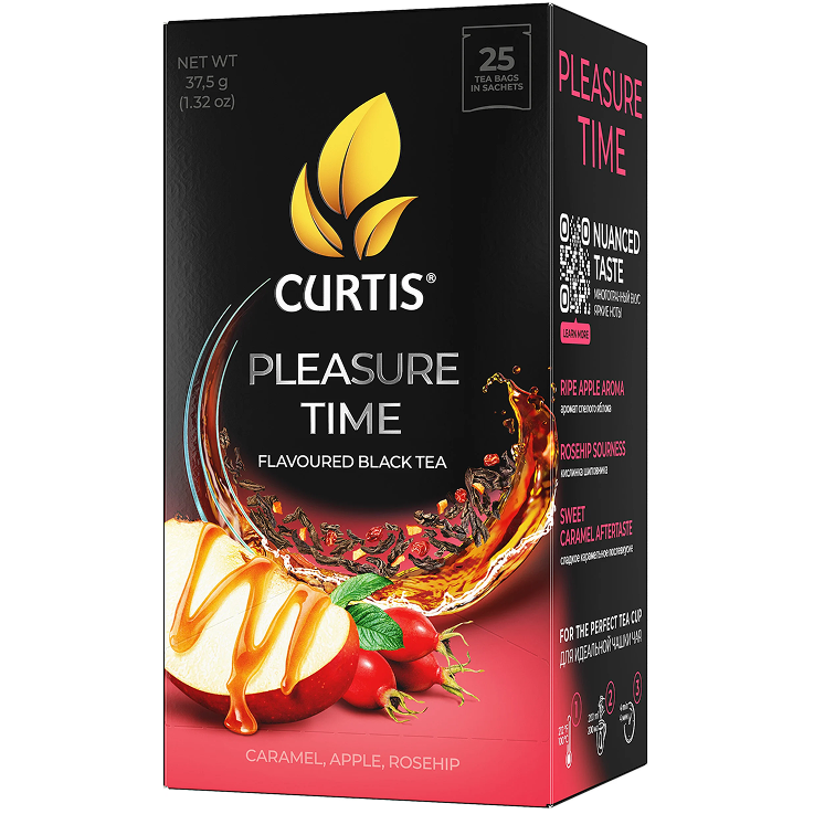 CURTIS カーティス「プレジャータイム」 紅茶 37.5g/25枚