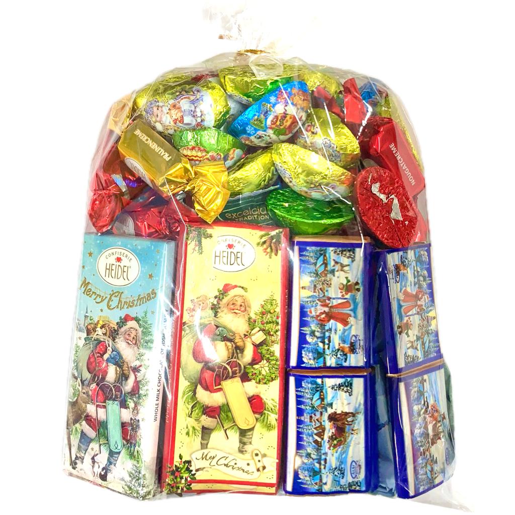【8０％OFF】クリスマス商品在庫一掃セール。プレミアムチョコレート詰め合わせ　１kg