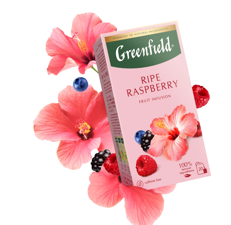 GREENFIELD　ライプラズベリー(ラズベリー＆ローズヒップハーブティー)