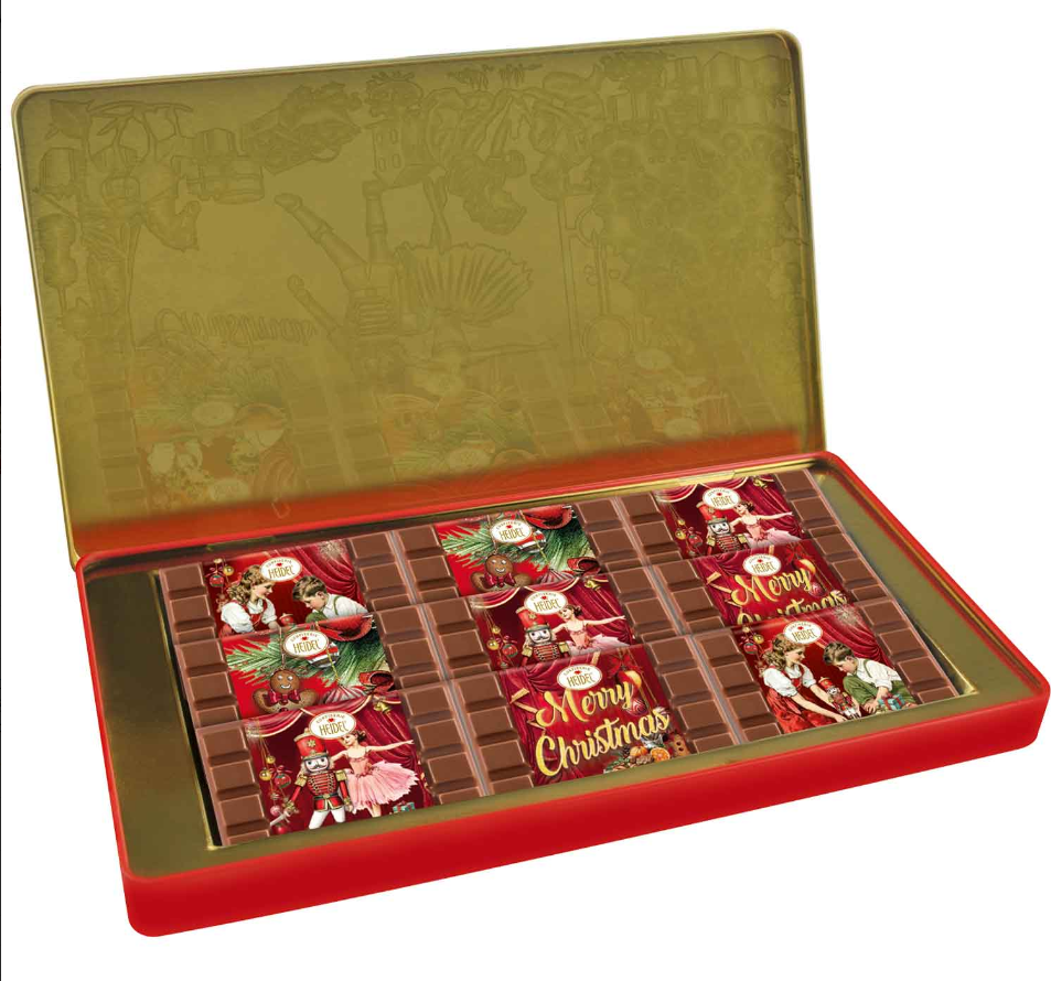 メルヘンチョコエンボス缶【Heidel 'Christmas Fairy Tale' Jewelry Box】