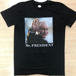 [在庫一掃セール]　[再入荷なし]　大統領メンズTシャツ「Mr.PRESIDENT」