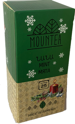 Mountea　ミントハーブティーバック25ｐ（クリスマス）