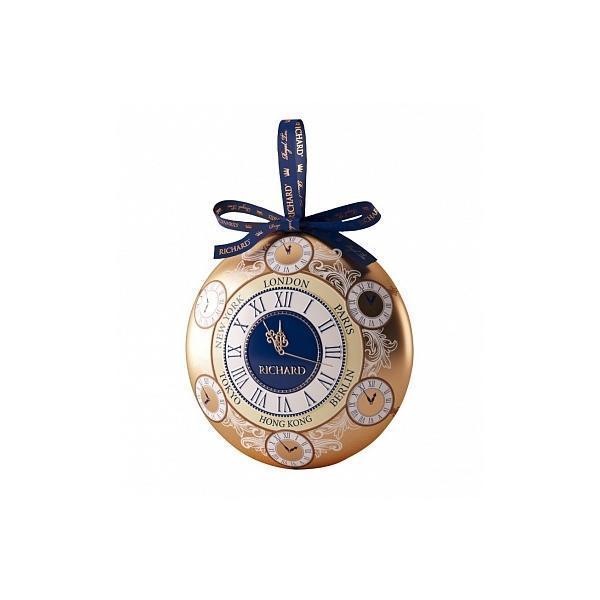 【20％OFF】クリスマス・トイ（時計型）缶入りセイロン紅茶